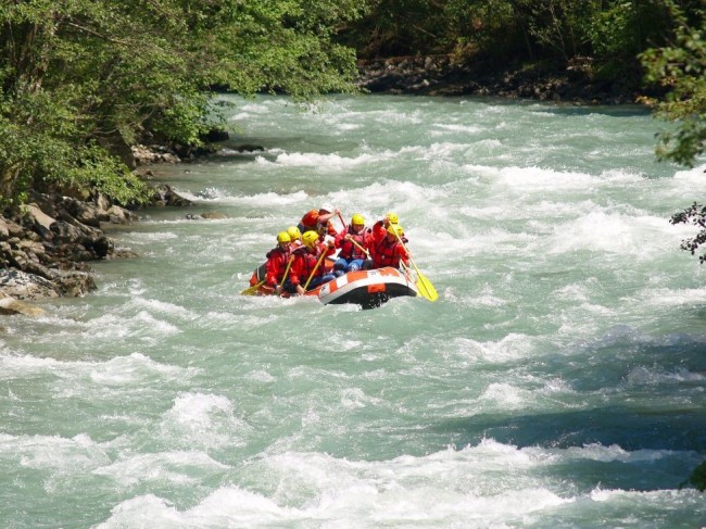 Rafting auf der Enns